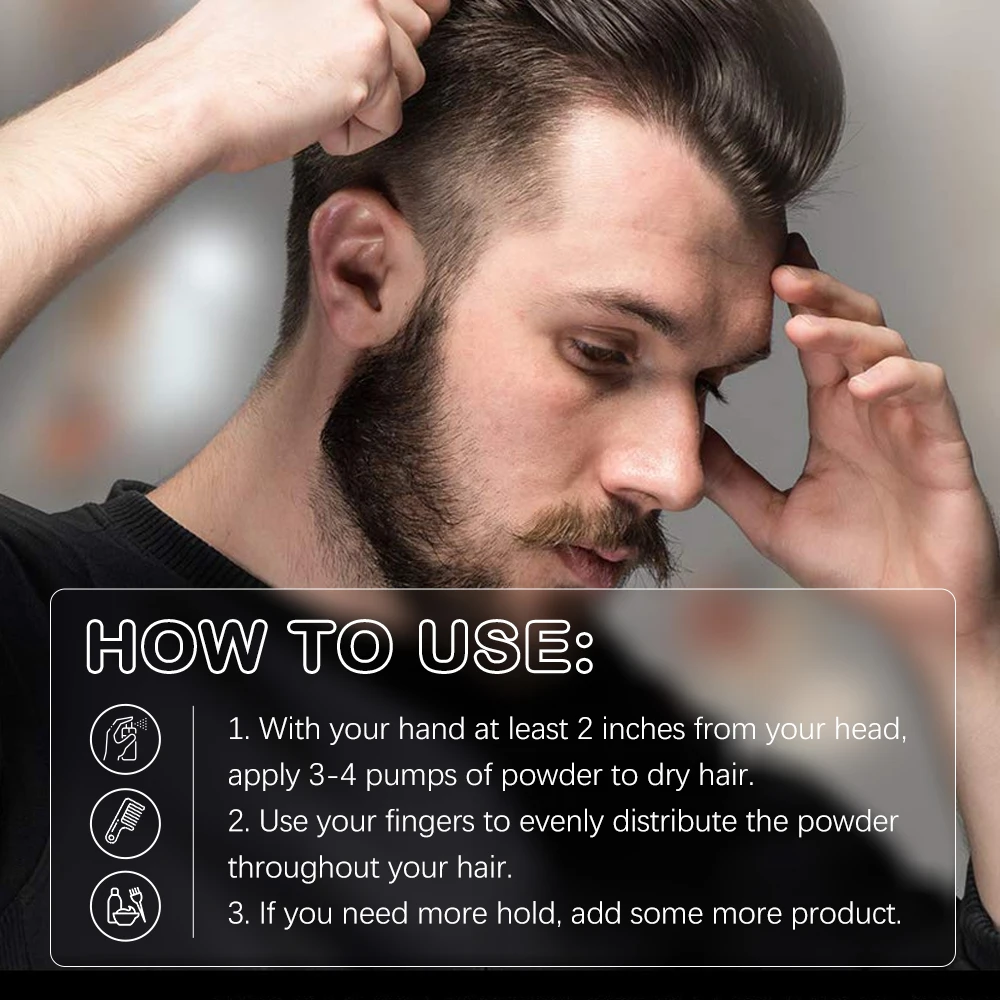 KOEC Hair Texturizing Powder Private Label Styling Powder Matte Texture Hair Spray Strong Hold  Instant Volume dust Dry Shampoo
