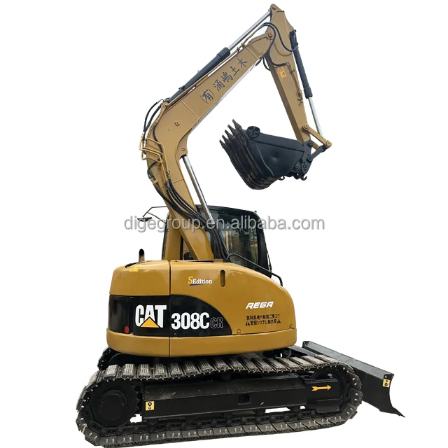 Практически новый японский Подержанный мини-экскаватор CAT308C подержанный гусеничный экскаватор цена на продажу
