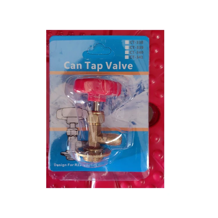Refrigerant hand tools safety valve R22 R134a can tap valve CT-338