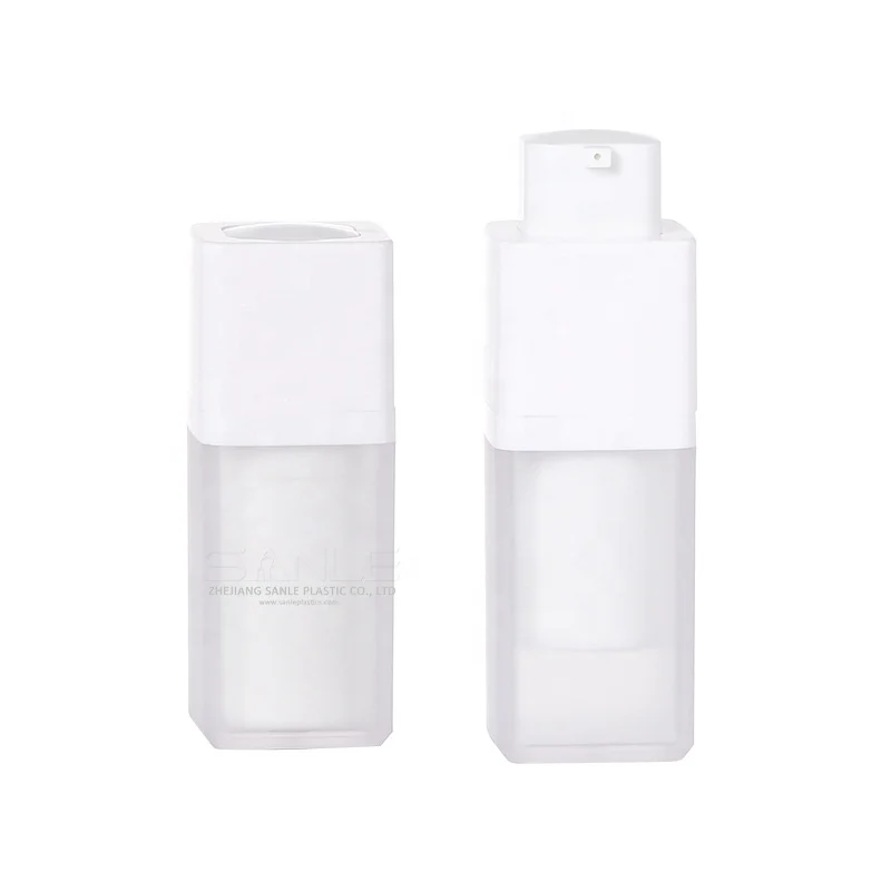 15Ml 50Ml 30Ml Airless New Bottle 2022 Childproof Frosted Face Cream Child Resistant 5G Luxury Airless Pump Bottle For Lotion