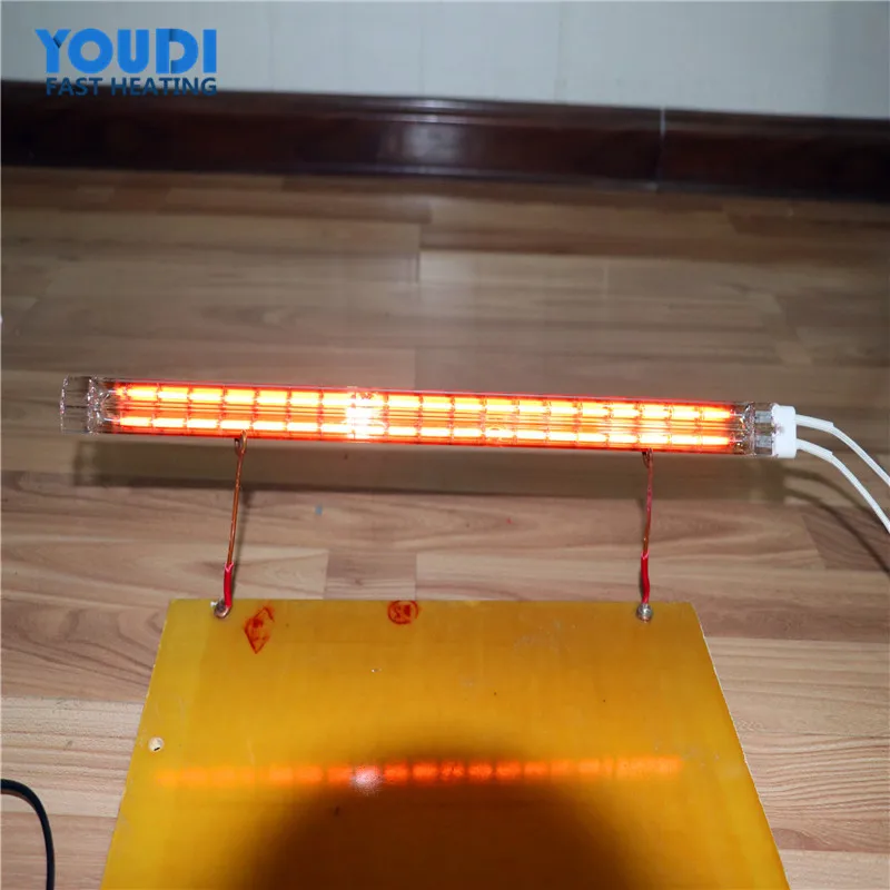 
twin tube halogen heater lamp, tungsten Quartz infared heating tube 