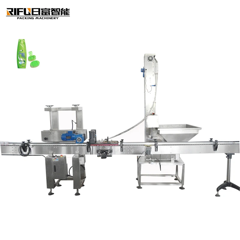 Automatic cosmetic skin care bottle capping machine