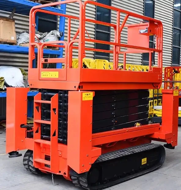 BSSP 8CS Электрический МОБИЛЬНЫЙ ГУСЕНИЧНЫЙ 8 м 9,75 м платформа самоходный ножничный подъемный стол