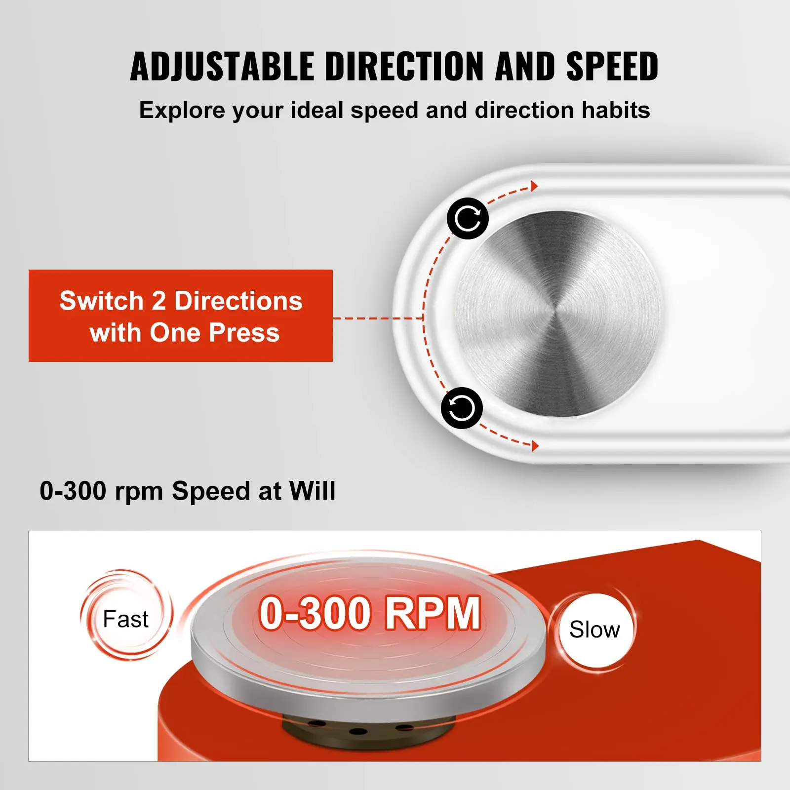 Xin Bowen Electric Pottery Wheel with Foot Pedal ABS Basin Electric Pottery Wheel 350W 110V for Ceramic Work Clay Art Craft