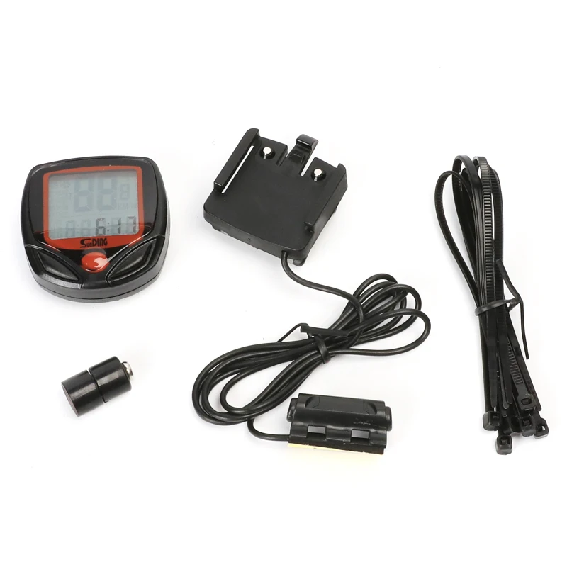 Computer Lcd Digital Display Waterproof Bicycle Odometer Cycling Wireless Bicycle Timer Bike Stopwatch