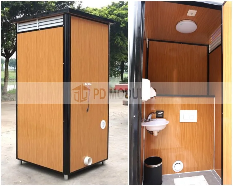 prefab container small toilets portable good price washroom mobile plastic restroom