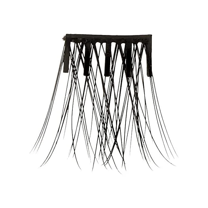 no glue Self Adhesive Pre-glued DIY Clusters Natural Individual Soft Tips Light Split Double Tips Segmented Eyelash Extension