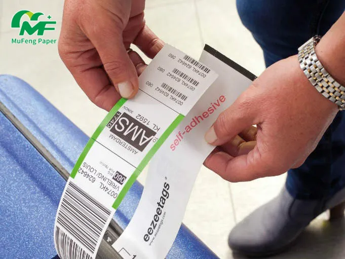 Virgin Luggage Tag Boarding Passes Hang Tag For Baggage Airline Paper Luggage Tags Blank Labels Customized Adhesive