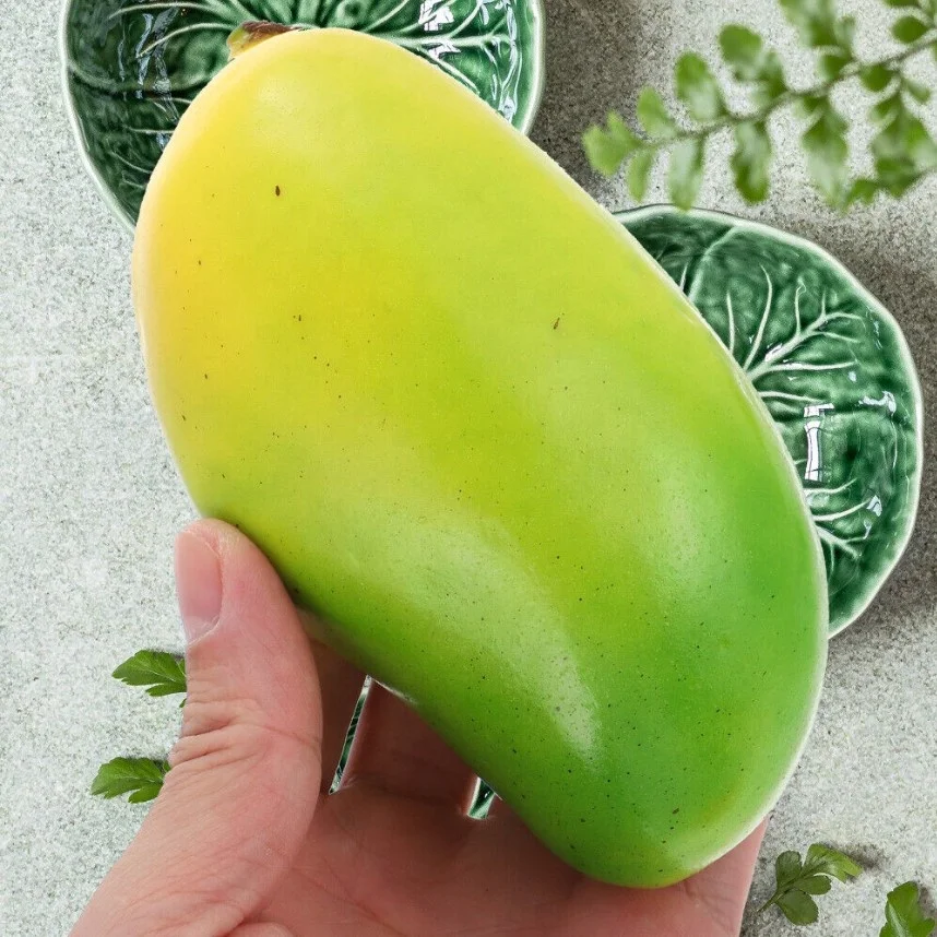 wholesale realistic cheap decorative fake fruit artificial mango with free sample