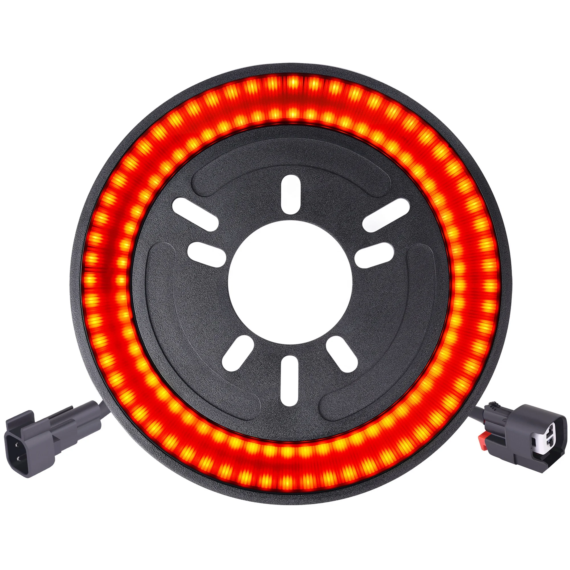 MICTUNING Outputs Super Bright Red Wheel 3rd Third Brake Rear light Lamp  Motor Spare Tire Brake Light