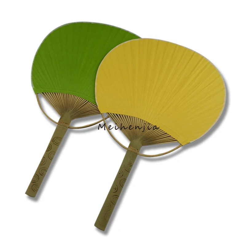 Shenzhen manufactory high technology blank japanese handmade hand round fan