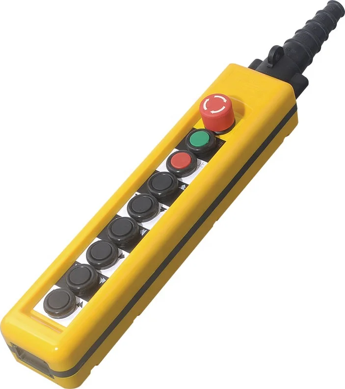 KOMAY High Quality Bridge Crane Push Button Working Plat Pendent Control