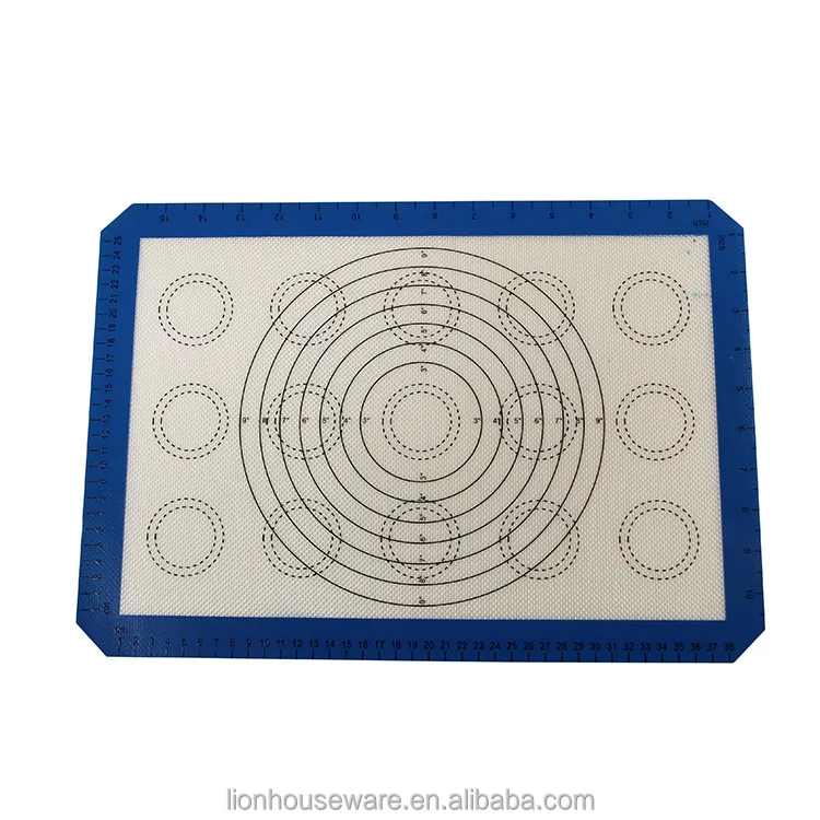 Oven Silicone Baking Paper - Set of 2 Non-Stick Quarter Sheet  Professional Food Safe Tray Pan Liners  21x30cm