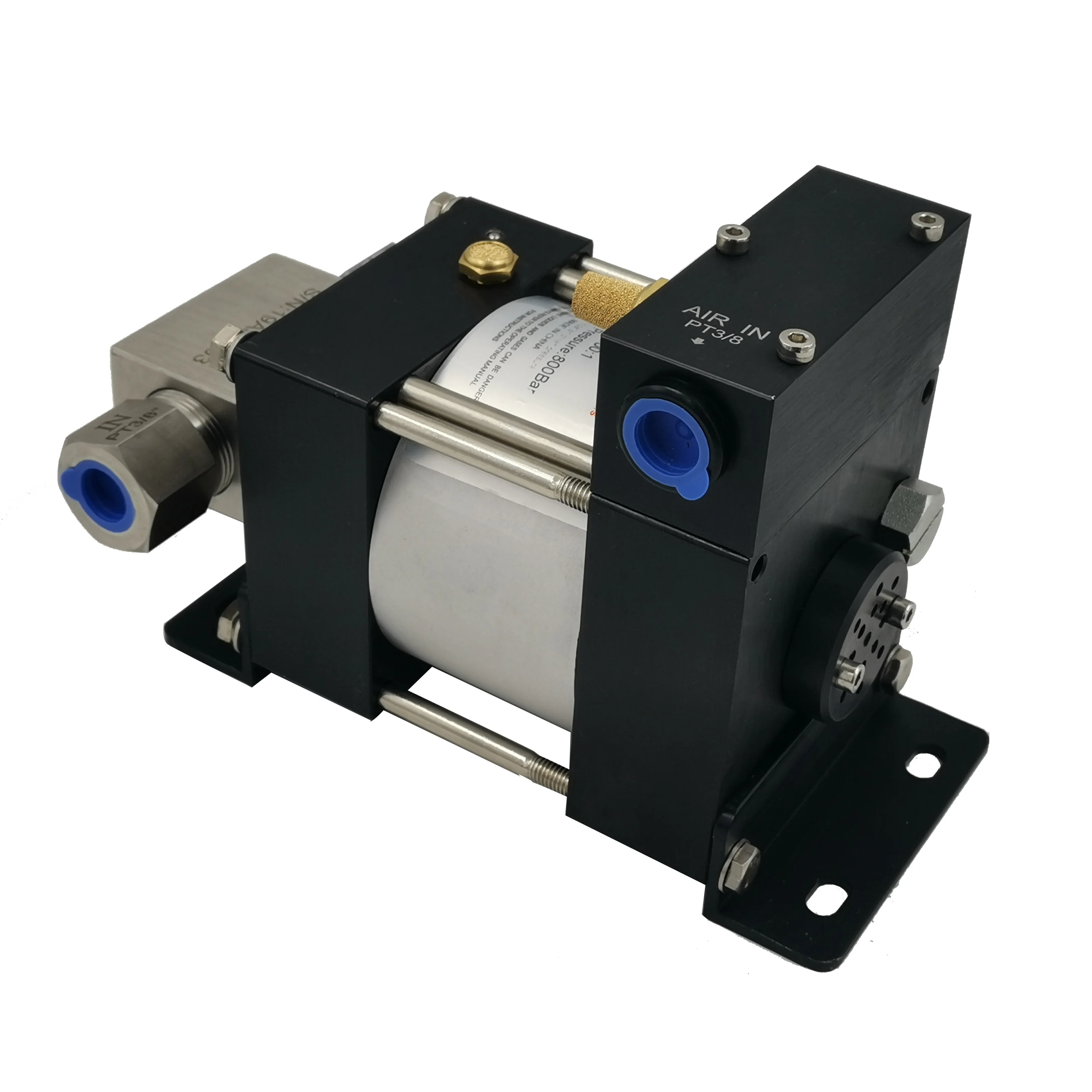 Portable  USUN Model:M64 300-500 Bar Output Air driven hydro static test pump for hose/tube/pipes