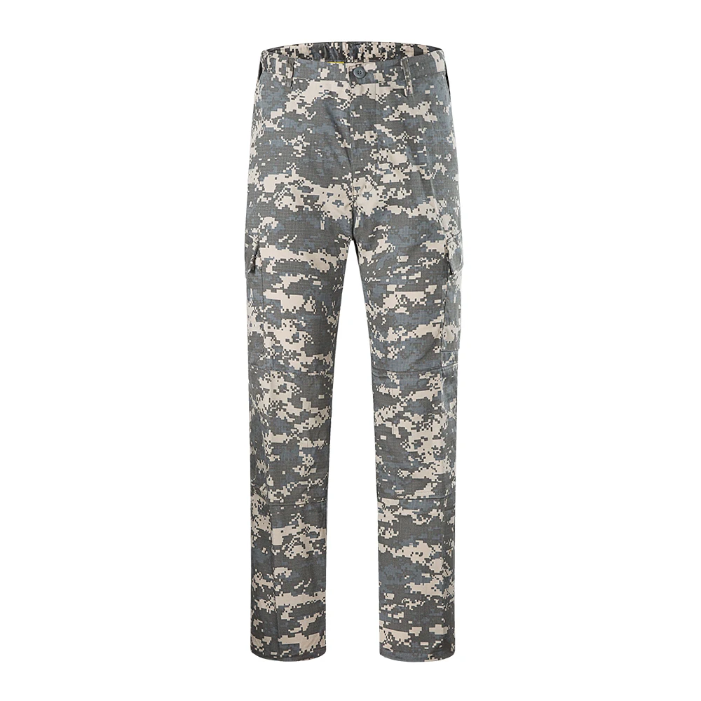 Tactical Uniform BDU Heavy Duty Training Camouflage Ripstop Trousers Cargo Pants