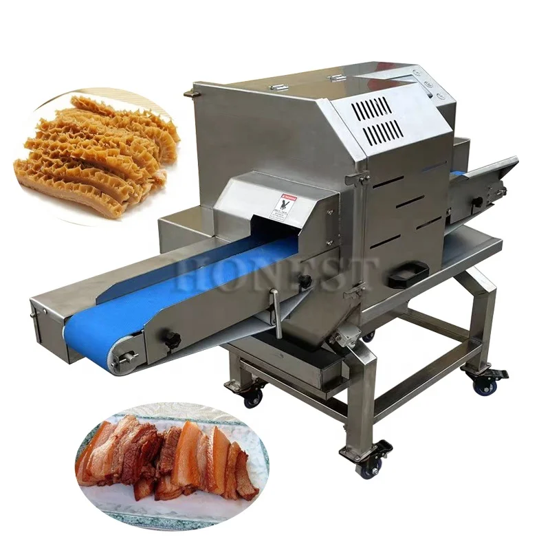 High Efficiency Slicer Machine Meat / Meat Slice Cutter / Cooked Meat Slicing Machine