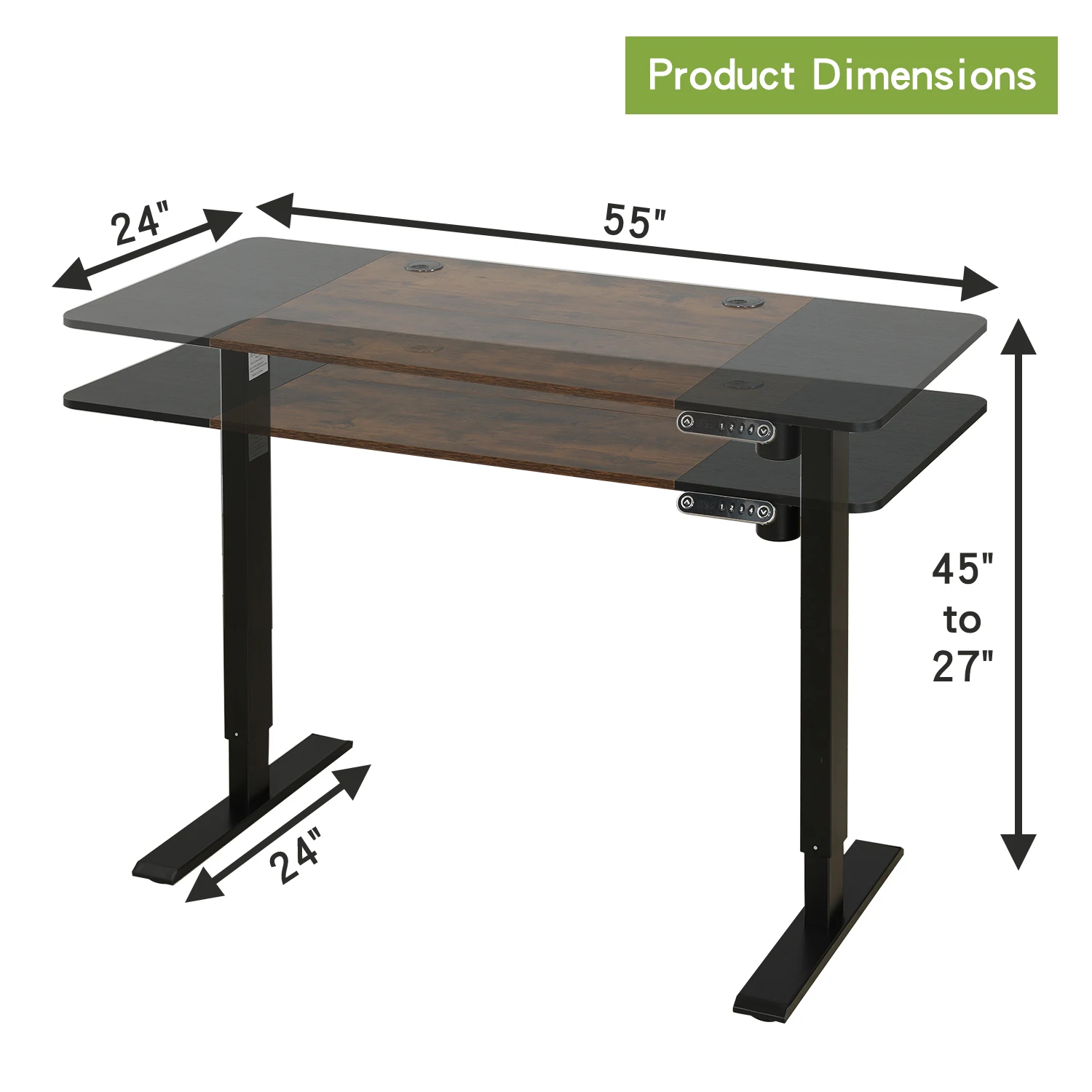 USA warehouse furniture  1.2M 1.4M top for dual computer laptop  five years warranty waiting area wood table