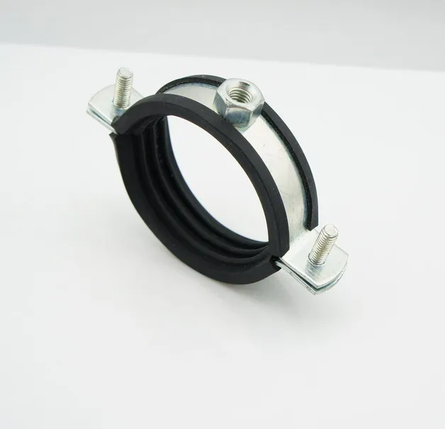 PPR Metal Pipe Clamp, Hose Clamp with Rubber Used for Plumbing