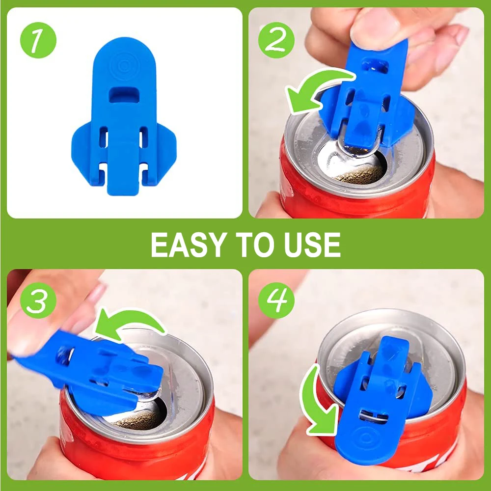 1 PC Manual Can Opener Beverage Can Protector Cover Beer or Soda Cans at Picnic, BBQ, Protect Cold Drinks From Bees