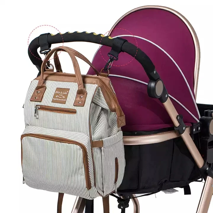 BSCI Best diaper bags eco friendly mother baby 3 in 1diaper backpack bag