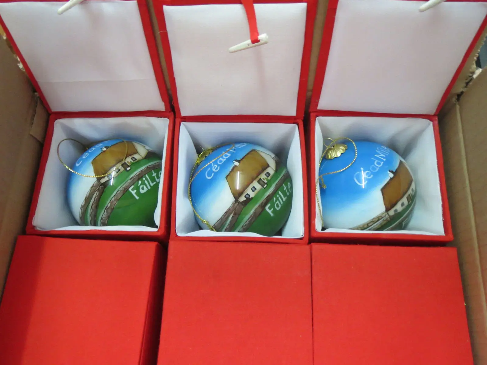 Factory wholesale large baubles ornaments christmas decoration glass hanging balls