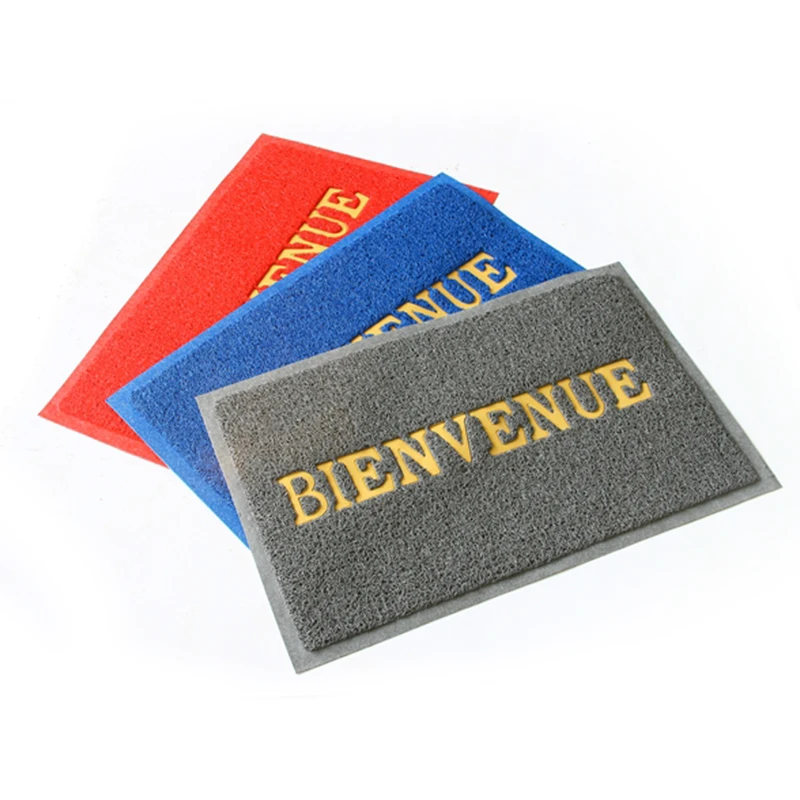 
PVC coil foldable prayer Various Door Floor Mat bathroom Non-slip kitchen bedroom rubber floor mats 