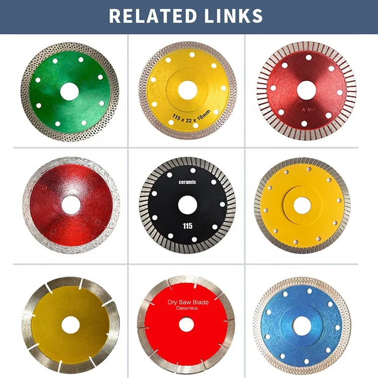 Hot Sale 4inch Cutting Ceramic Round Turbine Blade Diamond Saw Blade