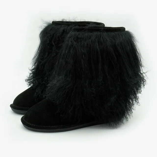 Warmlab/модные зимние теплые монгольские женские ботинки на овечьем меху по конкурентоспособной цене