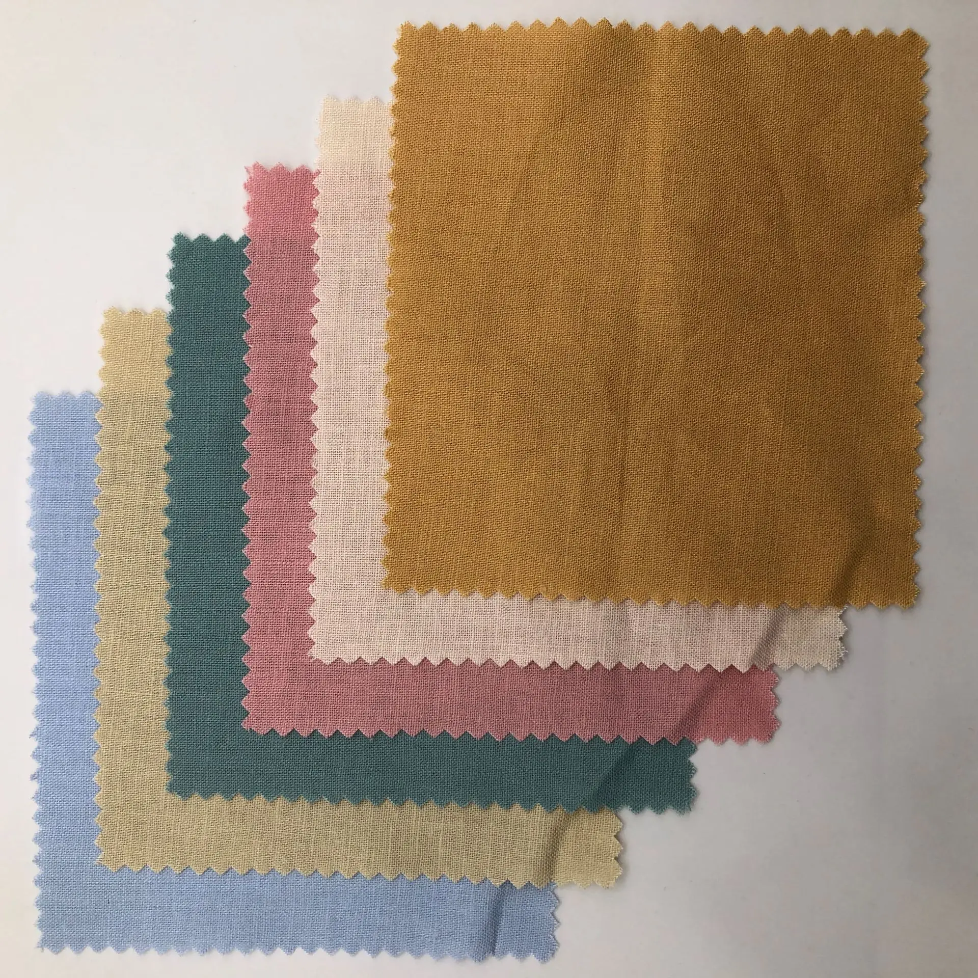 factory custom printed 60 linen and 40 cotton fabrics women top cotton and linen fabric for clothing homewear