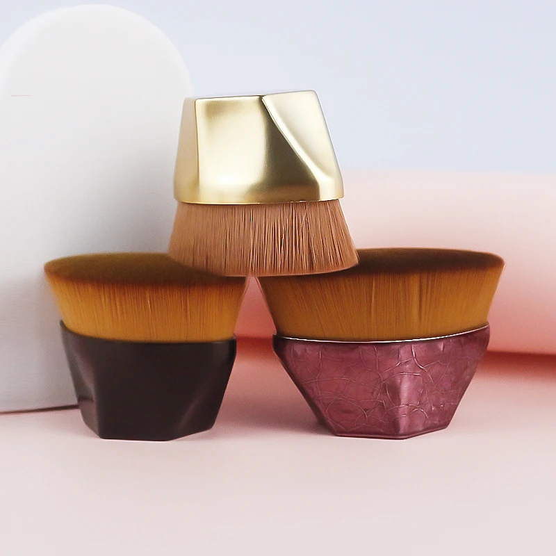 Wholesale Factory Price 55 Petal Professional Foundation Brush Cosmetics Beauty Makeup Tools Custom Logo Single Brush