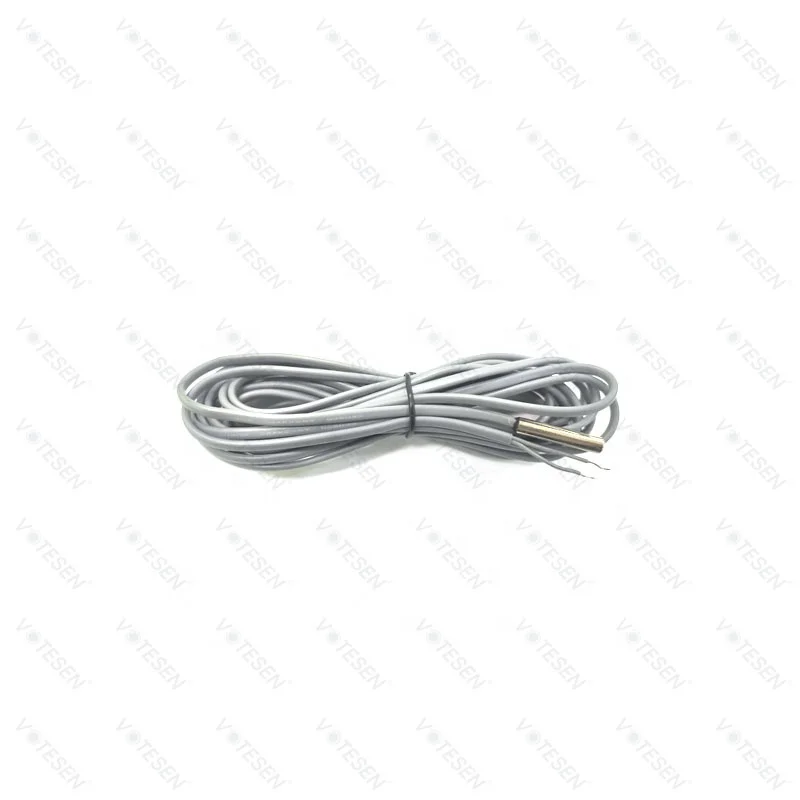 Quick Response Stainless Steel Probe Sensor 2 Wires Waterproof NTC Temperature Sensor For Refrigerator