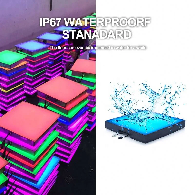 New Arrivals Color Change Gathering Illusions Wedding Led Dance Floor Panels