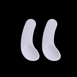 Super Suptember plastic makeup tools cosmetic spatula white mini cream spatula plastic skincare spoon