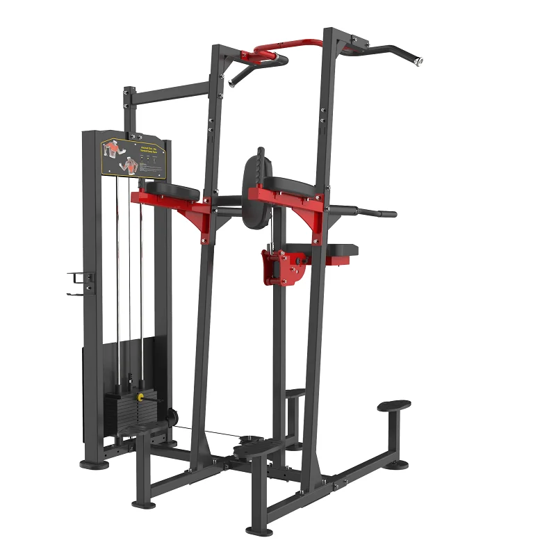 Sport Whole gym machine kneeling type dip/chin assist for club center assisted chin up/dip gym exercise machine