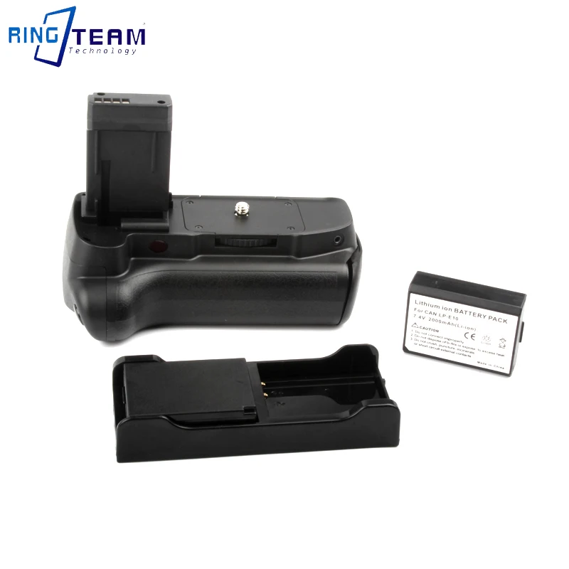 Подходит для зеркального фотоаппарата Canon T7 2000D 1500D 1300D долговечный срок службы батареи вертикальное оружие съемки 1100D батарейный отсек BG1100D