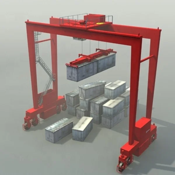 RTG верфь порт резиновая шина 45 тонн подъема 20 футов 40 контейнер козловой кран цена