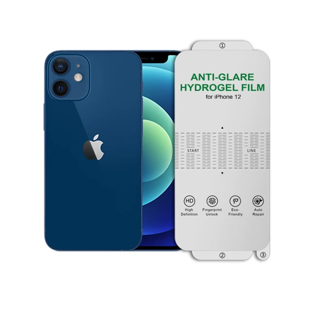 Лидер продаж, мягкая Антибликовая Защитная пленка из ТПУ с полным покрытием и защитой от царапин для iPhone 12