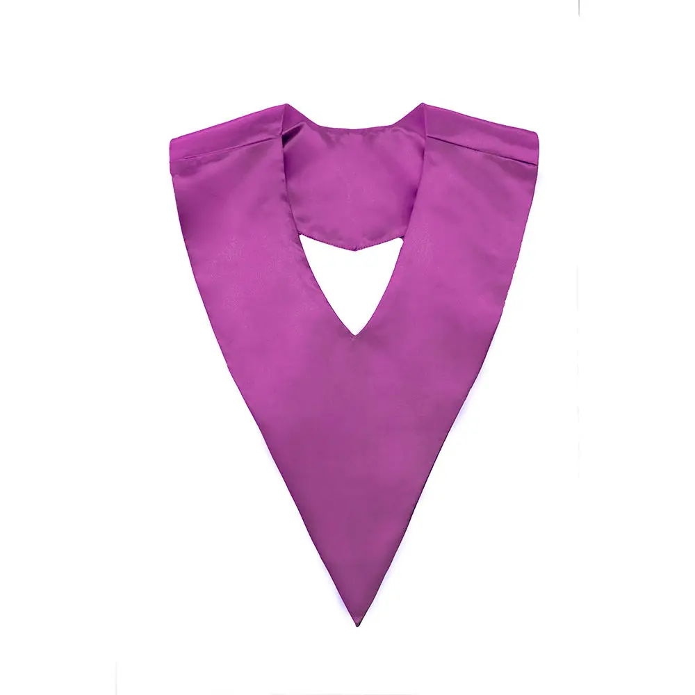 Wholesale Unisex Traditional Church Choir V-Stole 7 Colors  Satin Choir Robes