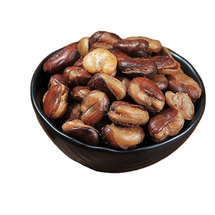 Manufacturer instant organic snack health cheap delicious Wholesale Fried Beef Flavor Broad Bean Snack