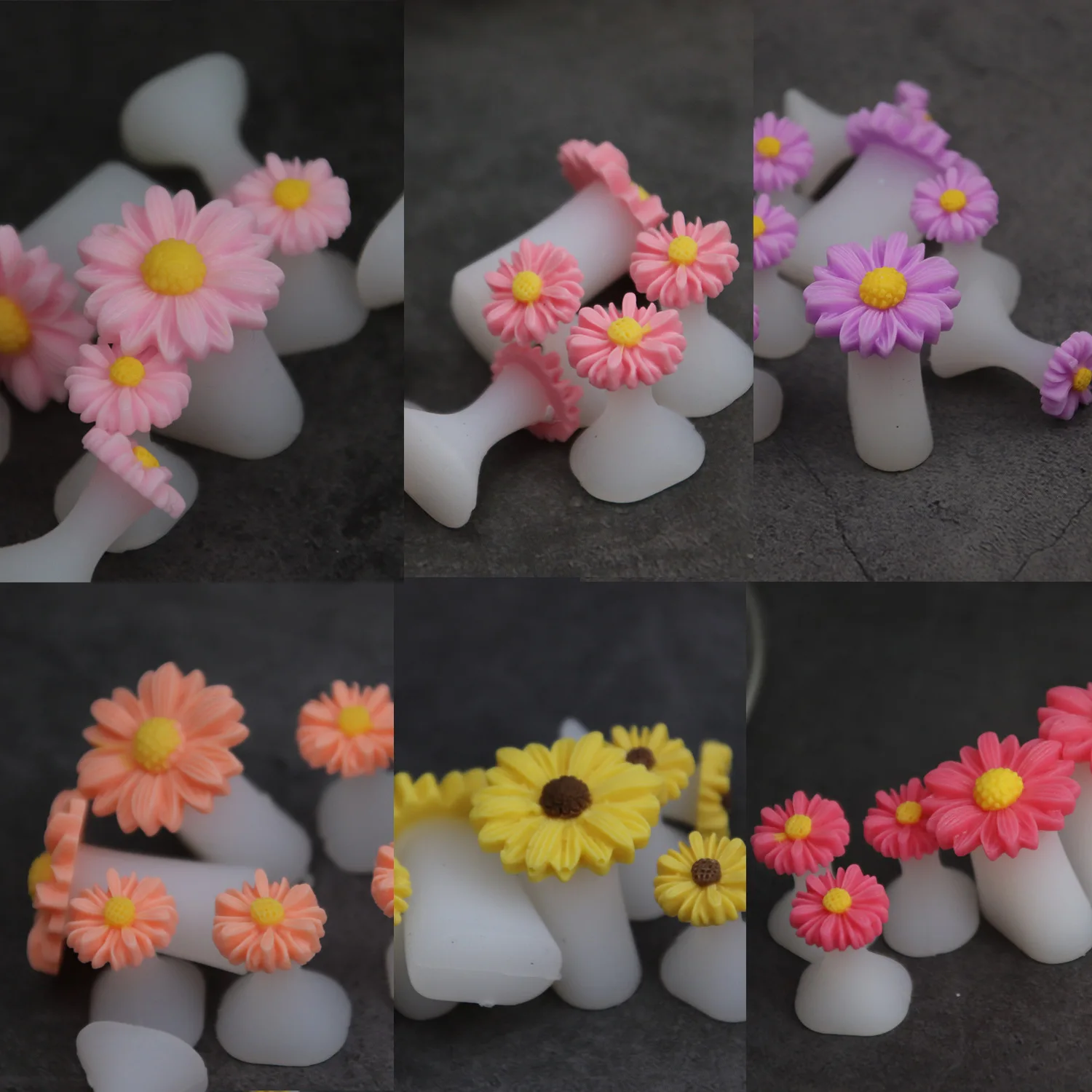 8Pcs/SET Toe Silicone Separator Nail Art DIY Tool Pedicure Flower Waterdrop Pearl Nail Tools Toe Separators