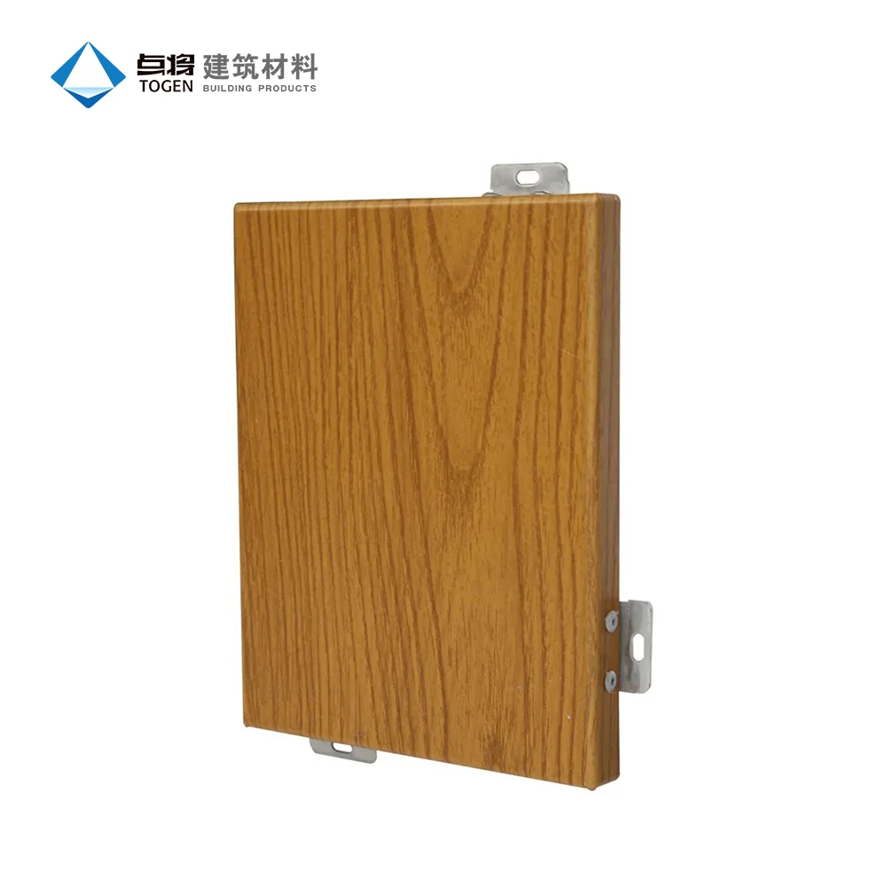 Exterior design aluminium roller coating metal curtain wall cladding panels for wall cladding