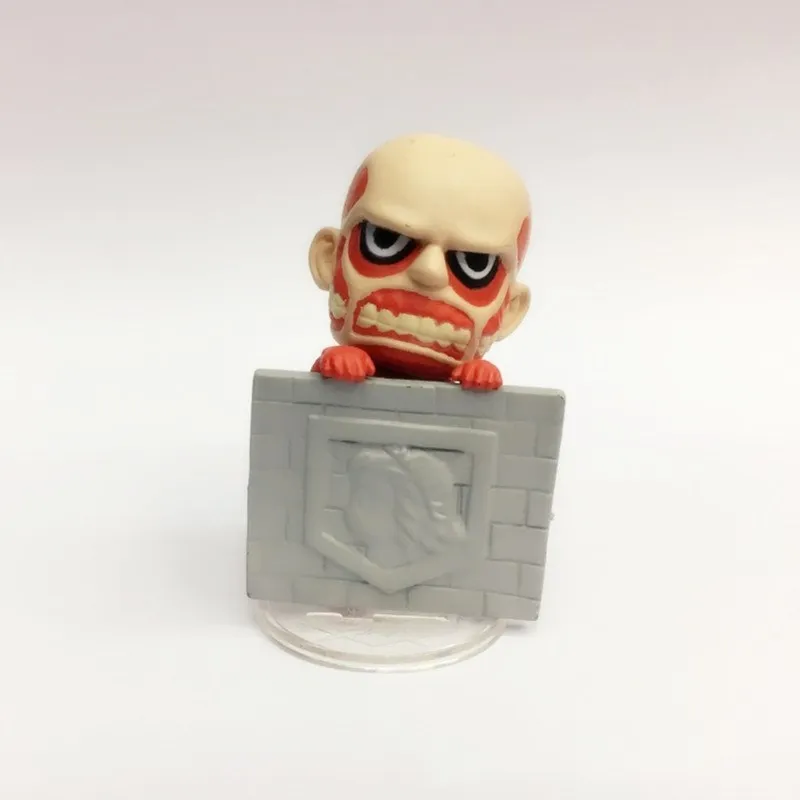 
5pcs/set Cartoon Attack on Titan Eren Jaeger Mikasa Ackerman Levi Armin 6cm Pvc Action Figure 