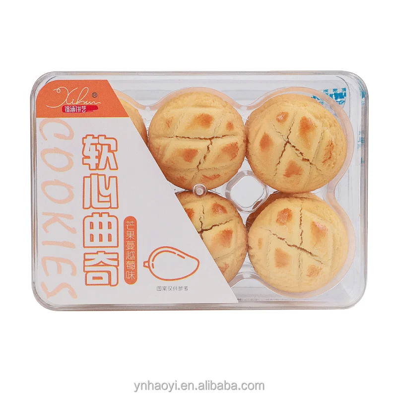 Мягкое Печенье в форме сердца, сэндвич, повседневные закуски, запеченный десерт, кондитерские изделия, печенье с ароматом манго, Клюквы