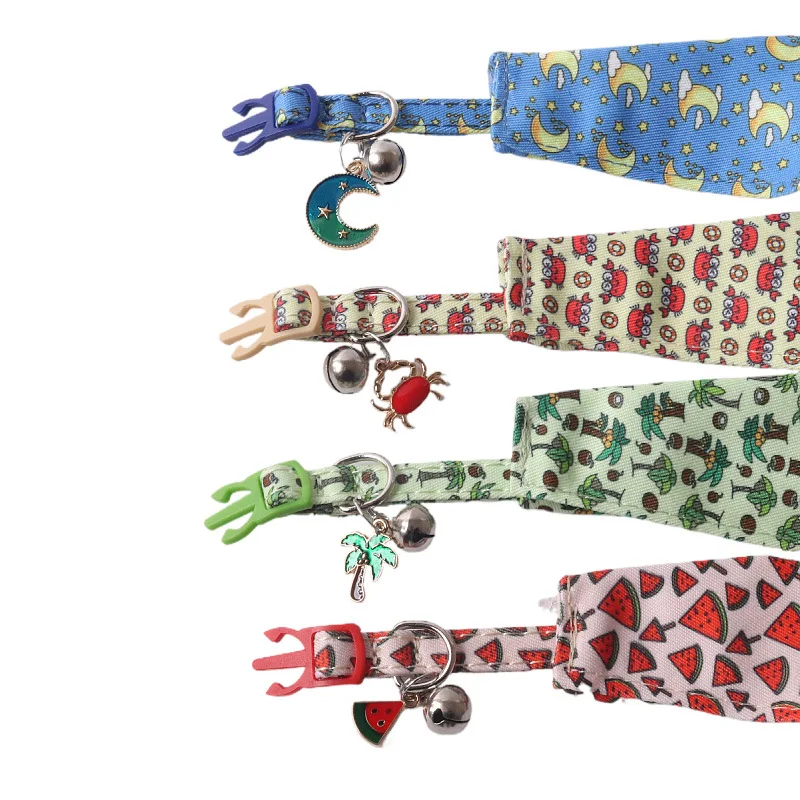 Kingtale classic Dog Collar comfortable Silk Dog Collar with Detachable Bow Tie for Puppy and Cat