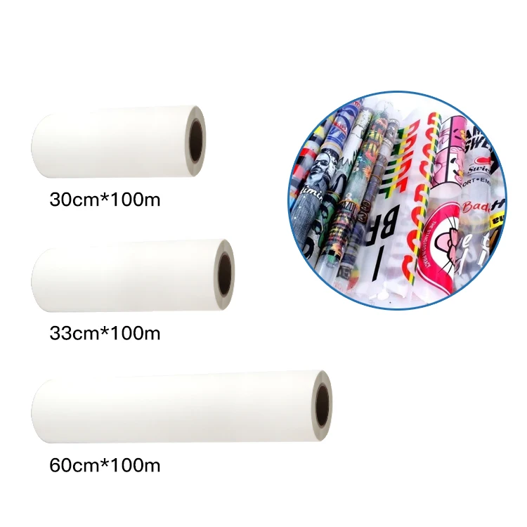 Wholesale High Quality 13X19 Double Matt 60Cm Hot Peel Transparent A3 Plus A4 Heat Transfer Dtf Paper Film Roll