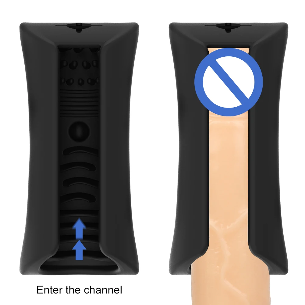 Levett open silicone masturbation cup USB charging male release pressure vibration masturbation cup