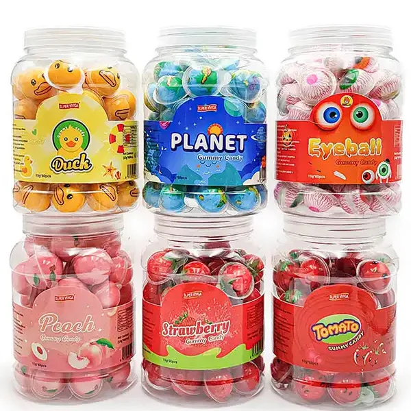 Wholesale Custom China Fruity Bulk Colorful Bubble Gum Balls