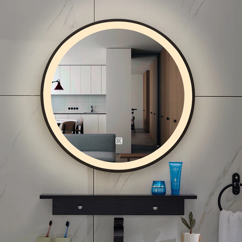 Hot sale Wall Decorative Full Length Mirror For Home Hotel Led Mirror Luxury Smart Customized Switch