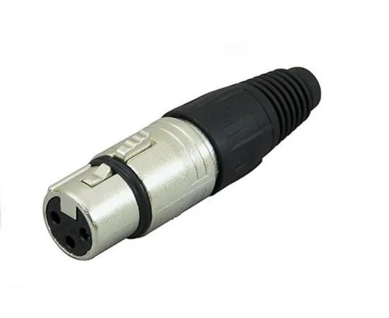 NEUTRIK Utrik NC3MXX-B Camon XLR черный золотой сбалансированный аудио Разъем