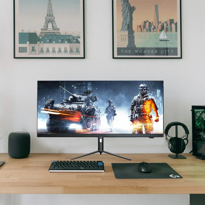 Flat Screen 40 inch IPS gaming monitor 21:9 led monitor pc 3440x1440 144hz 3k screen